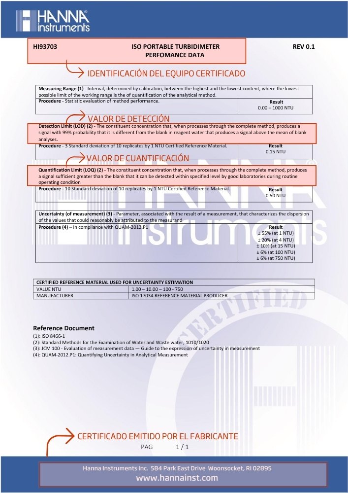 certificado-turbidimetro-hi93703-hanna